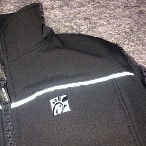 Black Jacket With Chick Fil A Logo